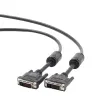 Cable DVI M to DVI M,  3.0m, Cablexpert DVI-D Dual link with ferrite, CC-DVI2-BK-10 — foto 3