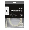 Patch Cord Cat.6/FTP,    2m, Gray  PP6-2M, Cablexpert — foto 3