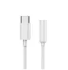Audio Adapter Cablexpert A-CM-3.5F-01, USB Type-C (M) - 3.5mm 4-pin (F), 0,01 m, White — foto 2