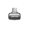 Microfon portabil pentru înregistrare vocală Boya mini 2-01, Fără fir, Gri — foto 3