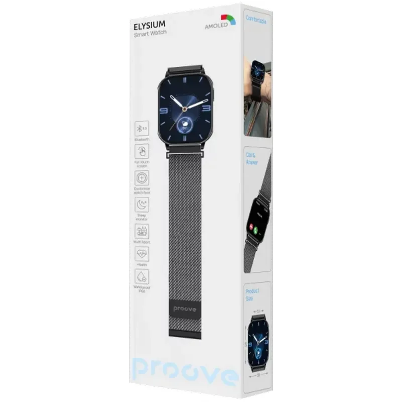 Smart Watch Proove Elysium Black Glossy — foto 2