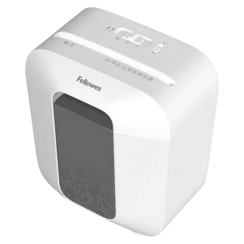 Fellowes  Powershred® LX25M, DIN Level P-4, Cross 4х12mm, Capacity 6sheets, Vol.11 lit, WHITE — foto 4