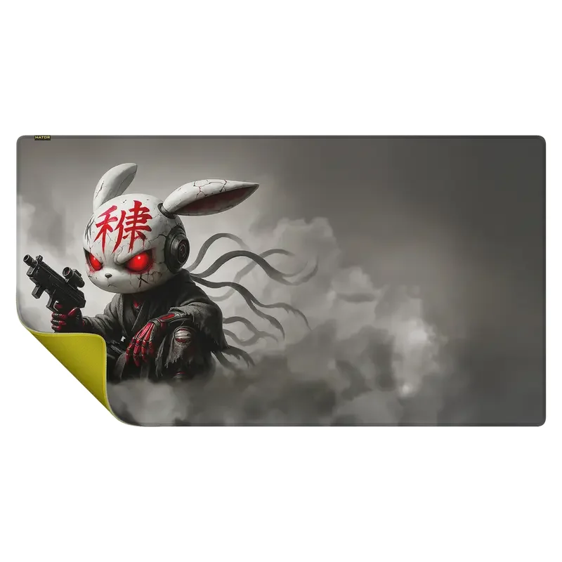 Mouse Pad pentru jocuri HATOR Tonn EVO 3XL, Extra Extra Extra Large, Angry bunny — foto 3