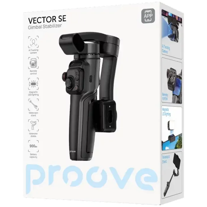 Stabilizator de Imagine Proove Vector SE Gimbal,Black — foto 5