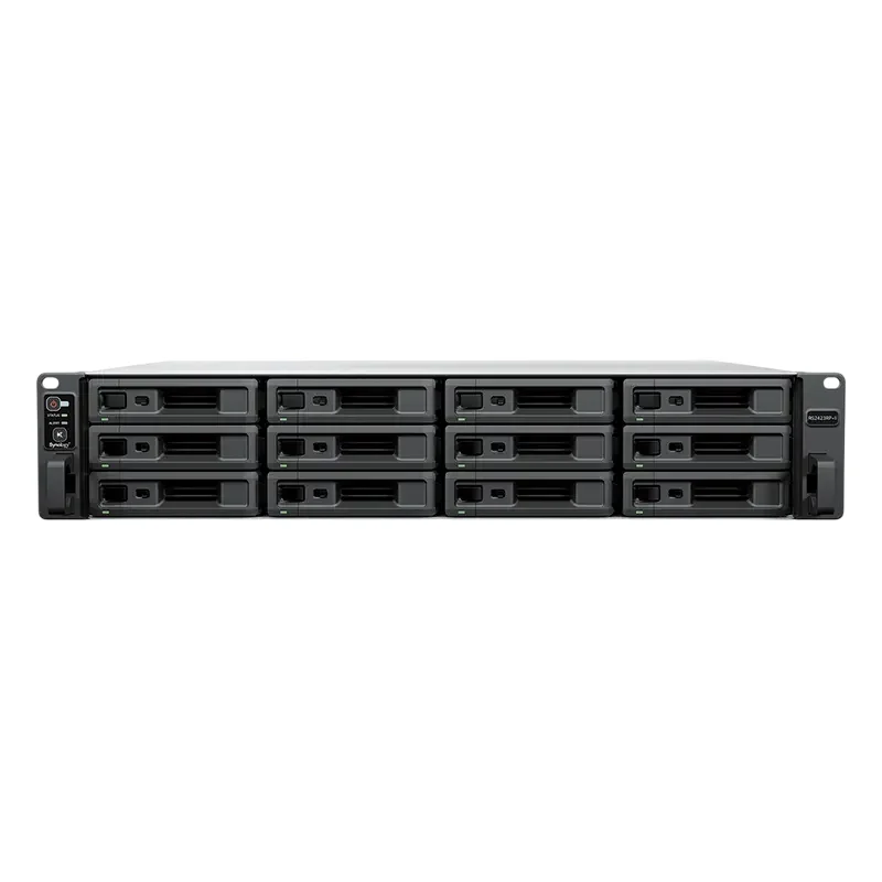 SYNOLOGY "RS2423RP+II",12-bay, 4-core AMD Ryzen 3.35-3.6Ghz, 8Gb*1+1Slot, 1x10GbE, 2x1GbE, PCIe, 2xP — foto 2