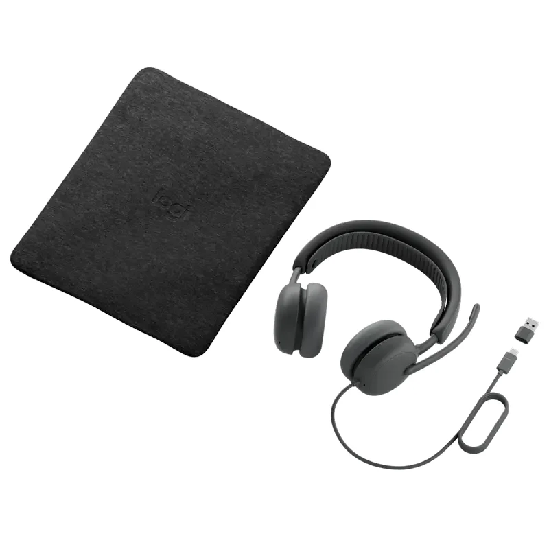 Headphones Logitech Zone Wired 2, Graphite — foto 4