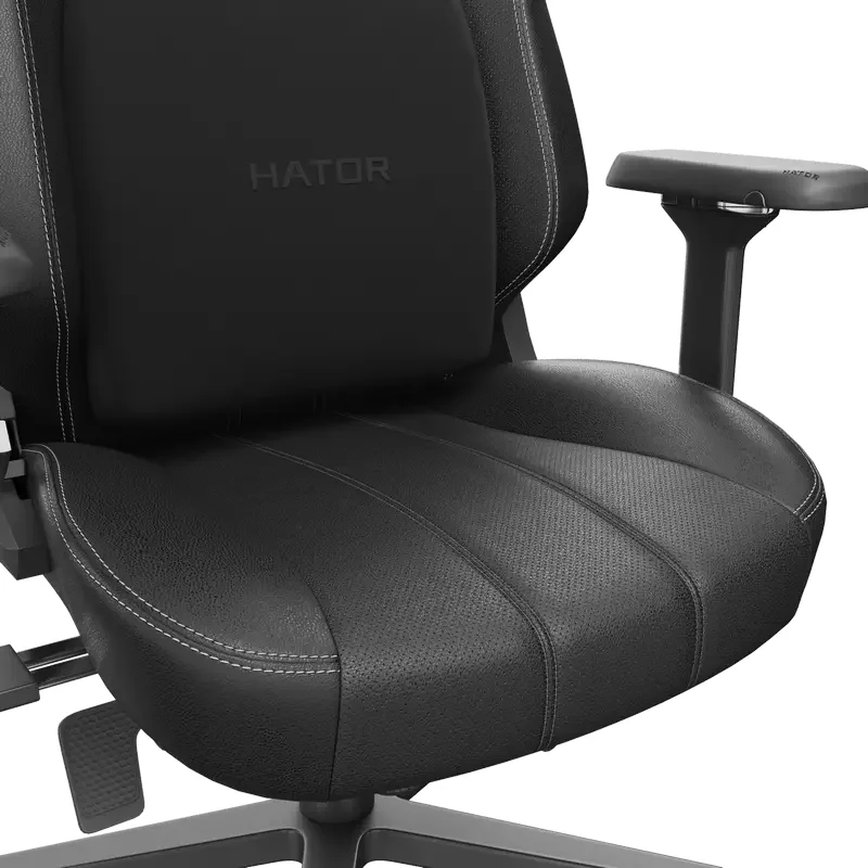 Gaming Chair HATOR Arc 3 L, PU Leather, Black — foto 2