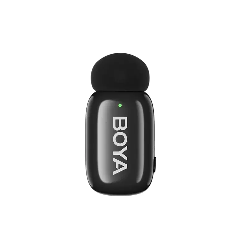 Портативный записывающий микрофон Boya mini 2-02, Беспроводной, Черный — foto 6