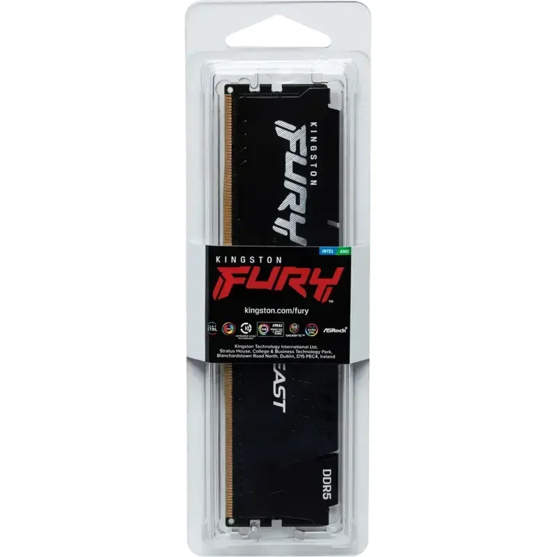 .32GB DDR5-5600MHz  Kingston FURY Beast (KF556C36BBE2-32), CL36-38-38, 1Rx8, 1.25V, AMD EXPO 1.1/Int — foto 2