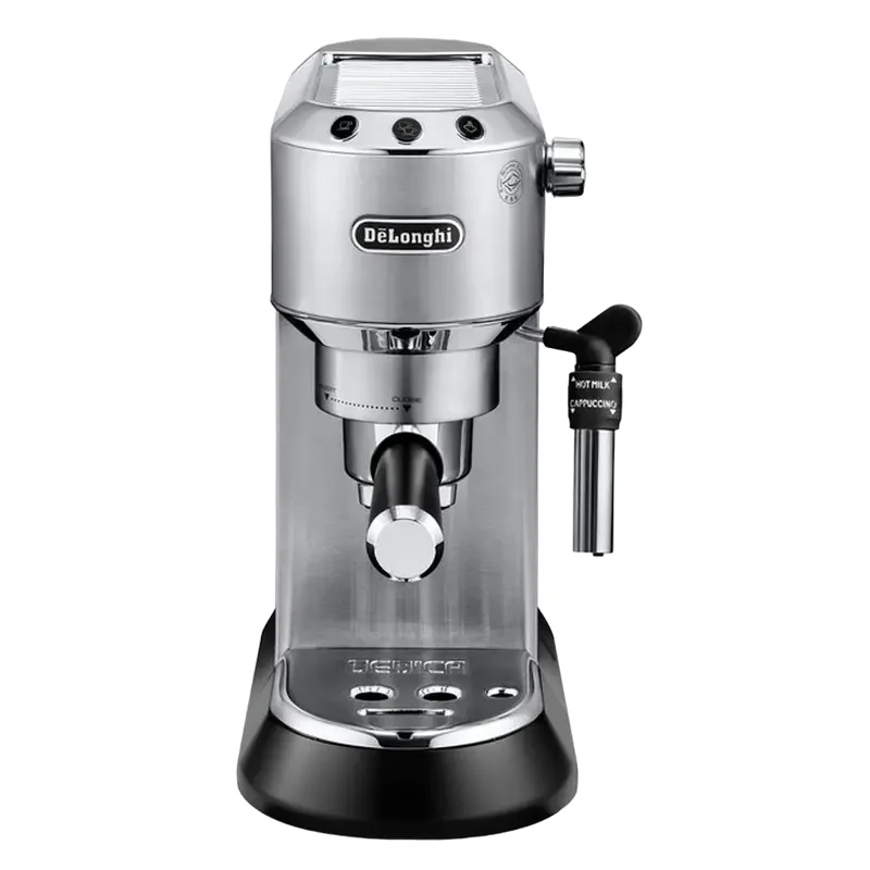 Cafetiera manuala DeLonghi Dedica Pump Espresso, 1300W, Argintiu — foto 4