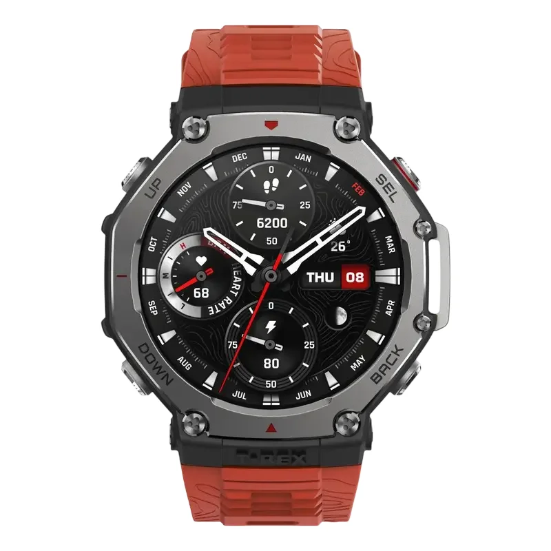 Smartwatch Xiaomi Amazfit T-Rex 3, 48mm, Lava — foto 5