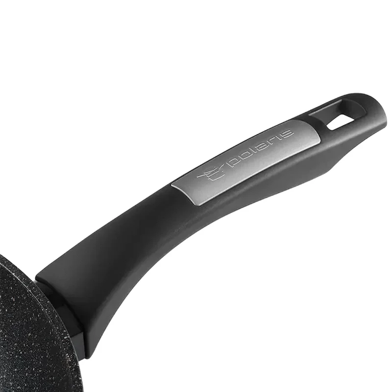 Сковорода Polaris Monolit-24F, 24cm, Чёрный — foto 8