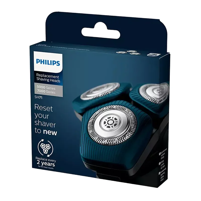 Electric Shaver Replacement Head  Philips Series 7000, 5000 SH71/50, Silver — foto 4