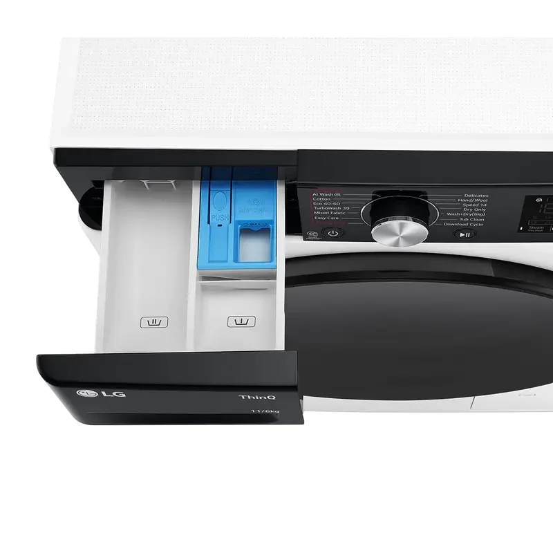 Стирально-сушильная машина LG F4DR711S2H, 10кг, Белый — foto 5