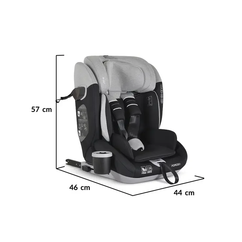 Scaun auto Cangaroo Force grey 76-150cm 3801005152346 — foto 4