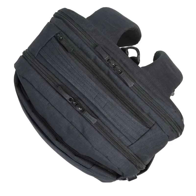 Rucsac pentru Laptop RivaCase Biscayne, 17.3", Poliester, Negru — foto 6
