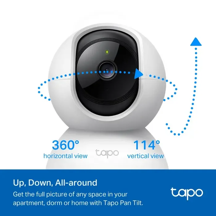 TP-Link Indoor TAPO C210 (2-pack), 3Mpix, Pan/Tilt Home Security Wi-Fi Camera — foto 7