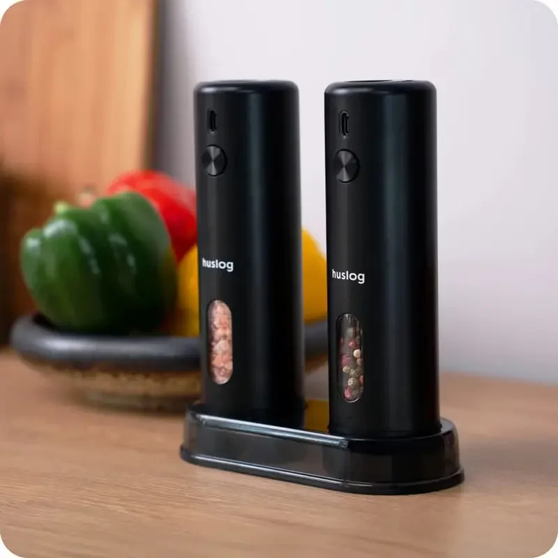 Huslog Set of electric grinders with USB charging - Black — foto 7