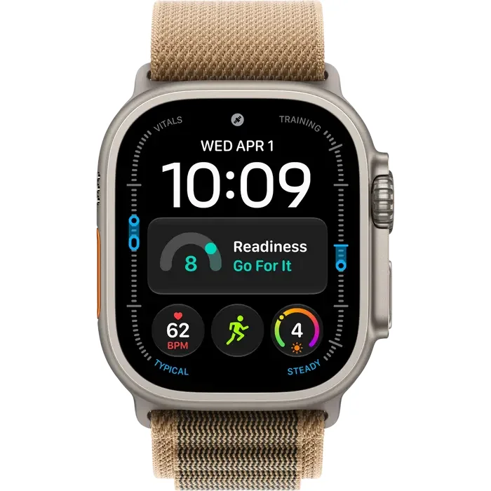 Apple Watch Ultra 4 GPS + Cellular, 49mm Natural Titanium Case with Desert Alpine Loop - M MJAF4 — foto 3