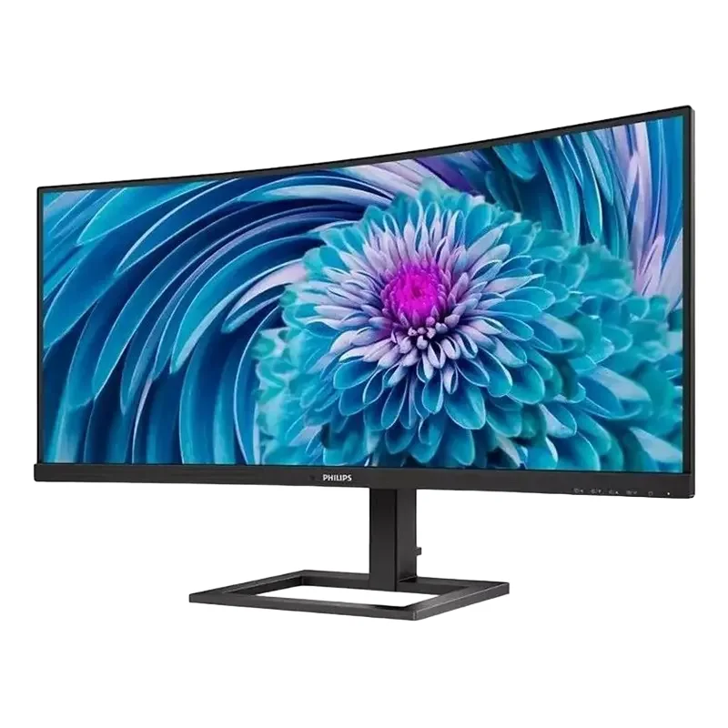 34" PHILIPS 346E2CUAE, Black, VA-Curved, 3440x1440, 120Hz,1ms, 300cd,MegaDCR,DP+HDMI+USB+TypeC,Spkrs — foto 3
