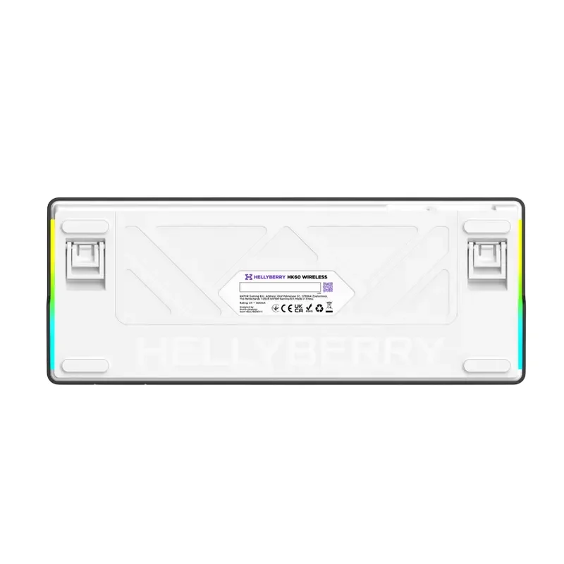 Клавиатура HATOR Hellyberry HK60 Wireless, Проводное / беспроводное, Белый — foto 3