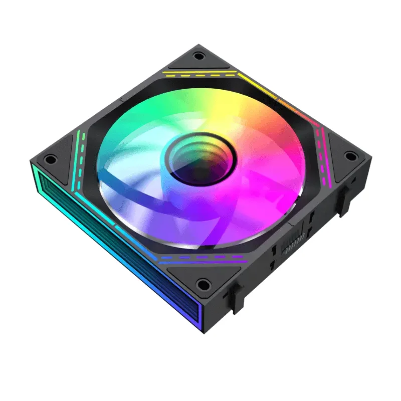PC Case Fan GAMEMAX FN12A-S3I-R, Reversed, 3xARGB Fan Kit, 120mm, <31.62dB, 49.54CFM, 800-1600RPM, H — foto 2