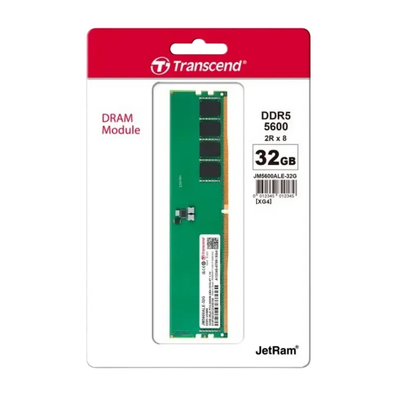 Memorie RAM Transcend JetRam, DDR5 SDRAM, 5600 MHz, 32 GB, JM5600ALE-32G — foto 2