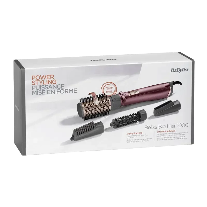 Hair Hot Air Styler BaByliss Beliss Big Hair AS960E, 1000 W, Pink — foto 5