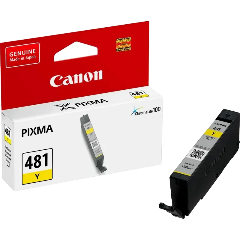 Ink Cartridge Canon CLI-481 Y, Yellow — foto 2