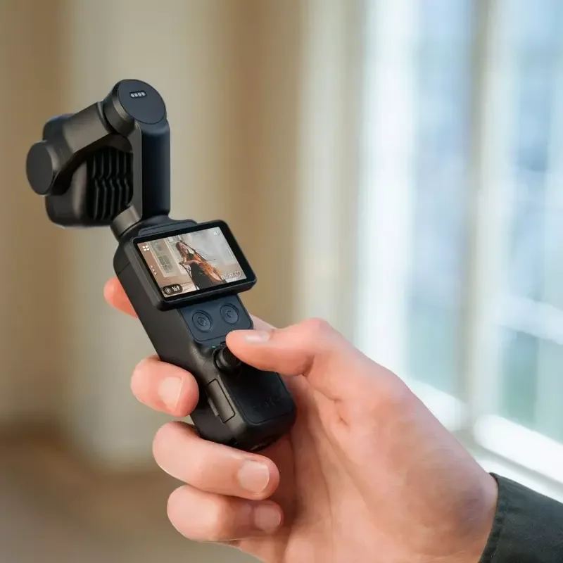 Camera Action cu stabilizator DJI Osmo Pocket 4P Standard Combo, Classic Black — foto 8