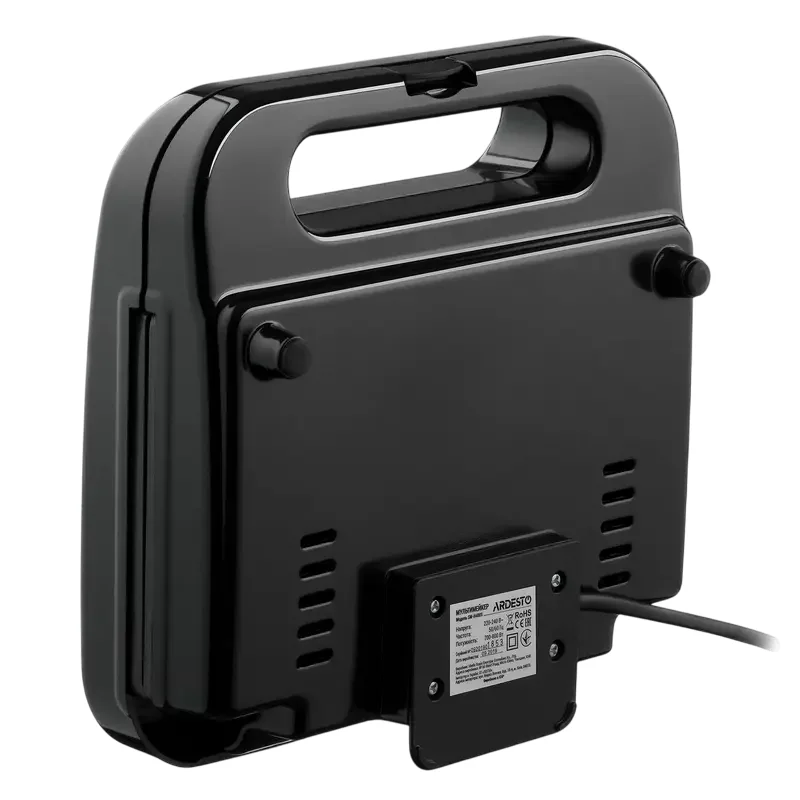 Multifunction Sandwich-Maker Ardesto SM-H400S, Black | Stainless Steel — foto 5