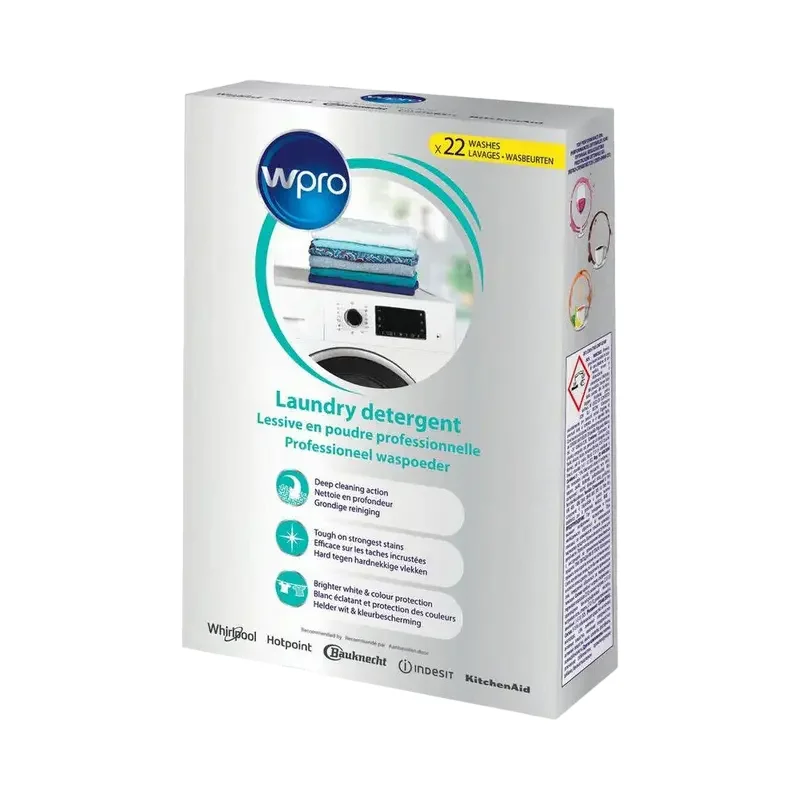 Стиральный порошок для стиральной машины Whirlpool Wpro, 1.2 кг