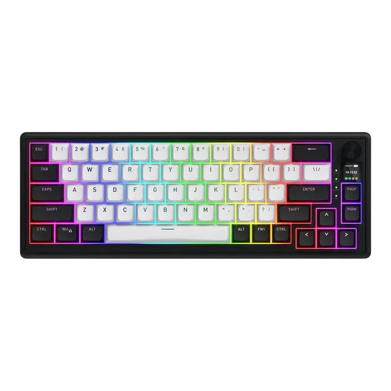 Tastatură HATOR Skyfall 65 MAG ULTIMA 8K, Cu fir / Fără fir, Negru | Alb