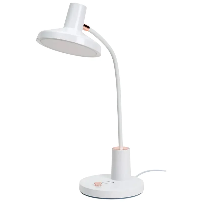 Lampa de birou Platinet PDL089, Alb