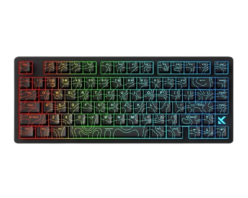 Keyboard MCHOSE Jet 75, Wired, Black Topographic