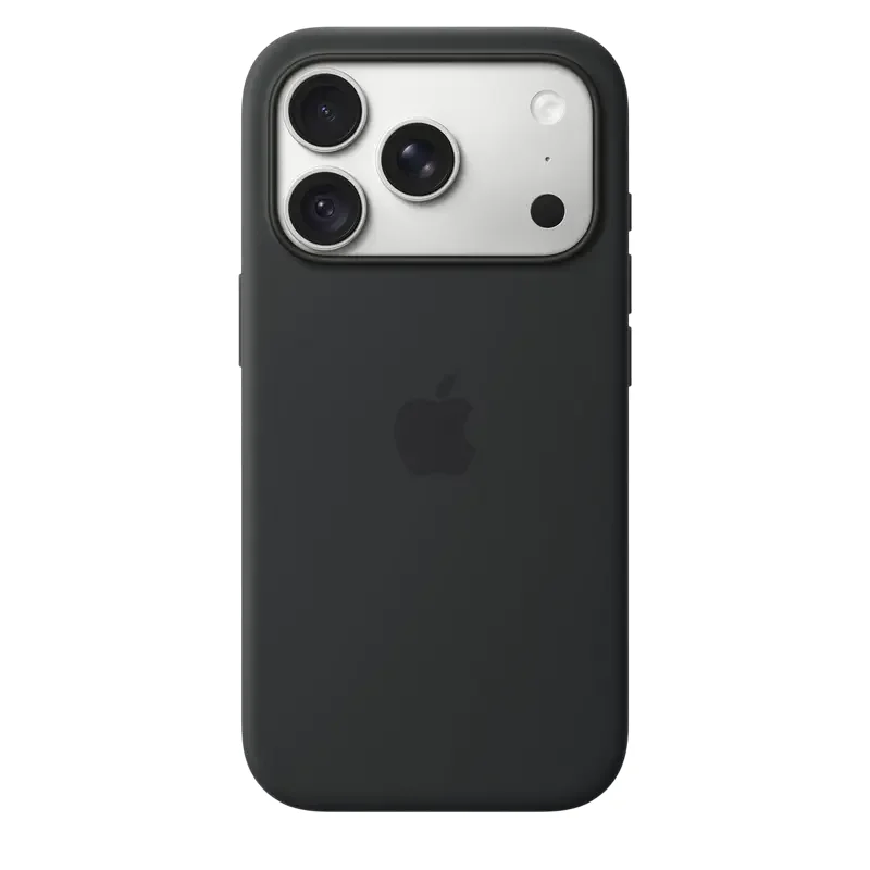 iPhone 18 Pro Silicone Case with MagSafe - Black, Model A3701