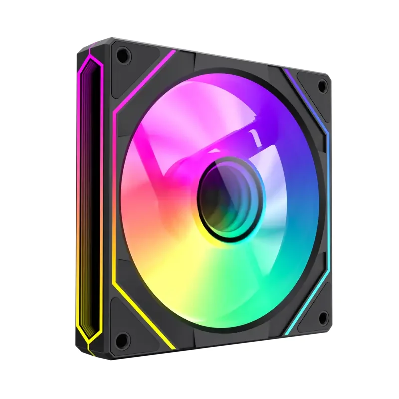 PC Case Fan GAMEMAX FN12A-S8I-R, Reversed, 120mm, ARGB, 24 LED, 9 blades, PWM, <31.21dB, 44.35 CFM,