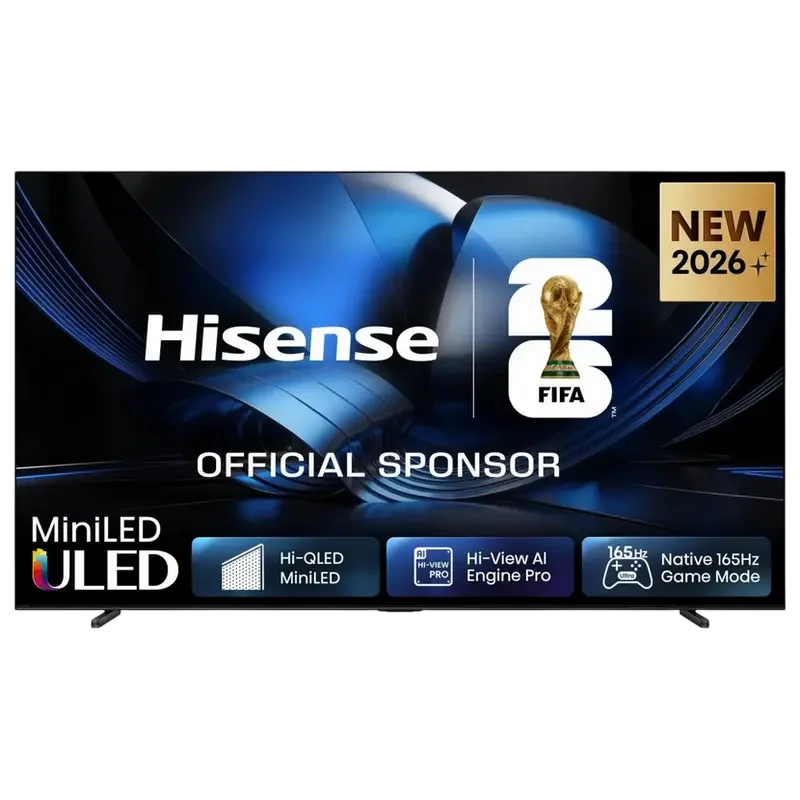 100" MiniLED SMART Телевизор Hisense 100U7SE, 3840x2160 4K UHD, VIDAA U9, Черный