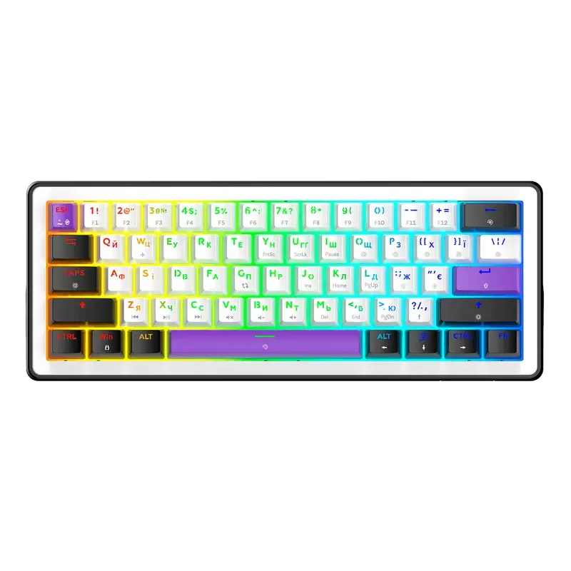 Keyboard HATOR Hellyberry HK60, Wired, White
