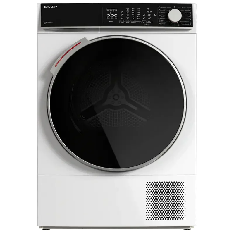 Uscător de rufe Sharp KD-NHL8S9GWC-EE, 8kg, Alb