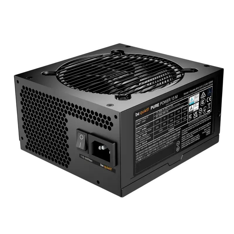 Блок питания для компьютеров be quiet! Pure Power 13 M, 1200Вт, ATX, Полностью модульный