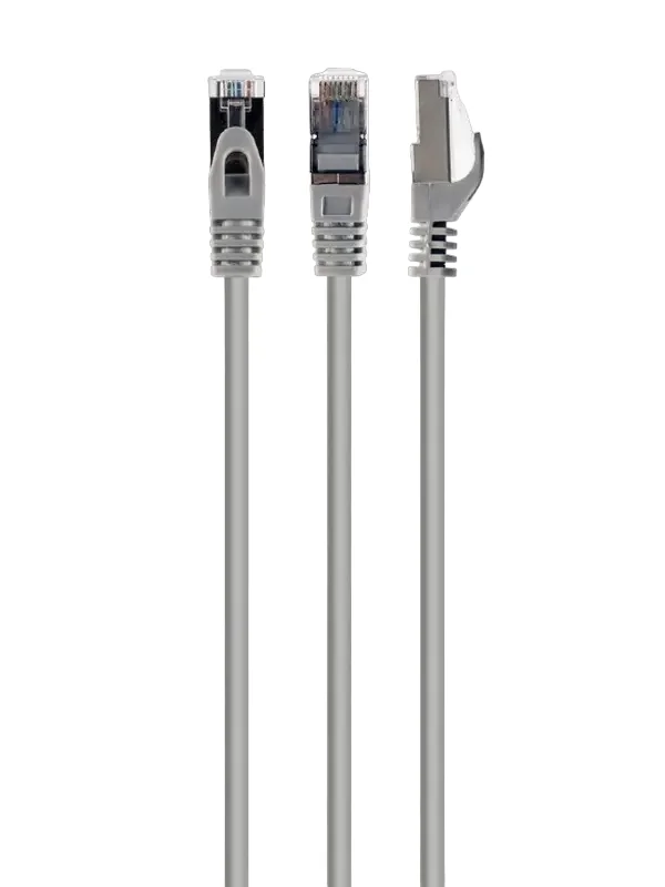 Cat.6A SFTP   2m, Grey, Copper, PP6A-LSZHCU-2M, Cablexpert, Low Smoke Zero Halogen (LSZH)