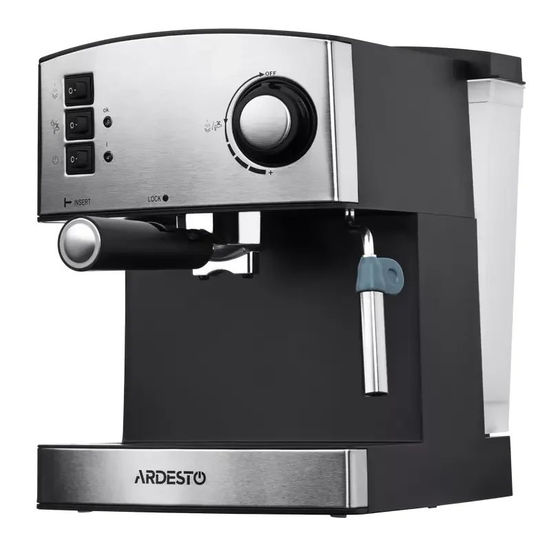 Carob Coffee Maker Ardesto YCM-E1600, 850W, Stainless Steel