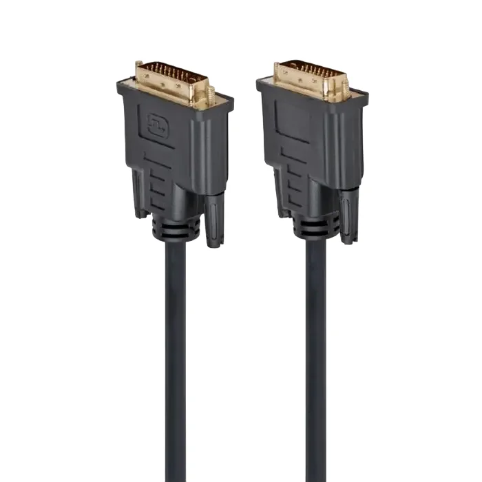 Cable DVI M to DVI M,  3.0m, Cablexpert DVI-D Dual link with ferrite, CC-DVI2-BK-10