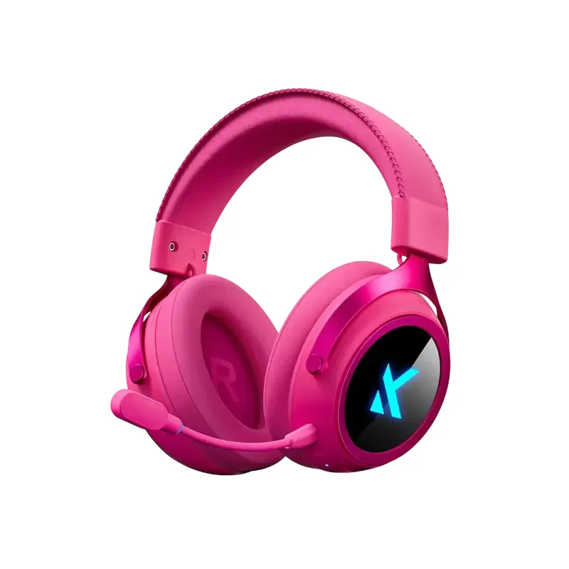 Gaming Headsets MCHOSE X9, Wireless/Wired Analog, Rose Red
