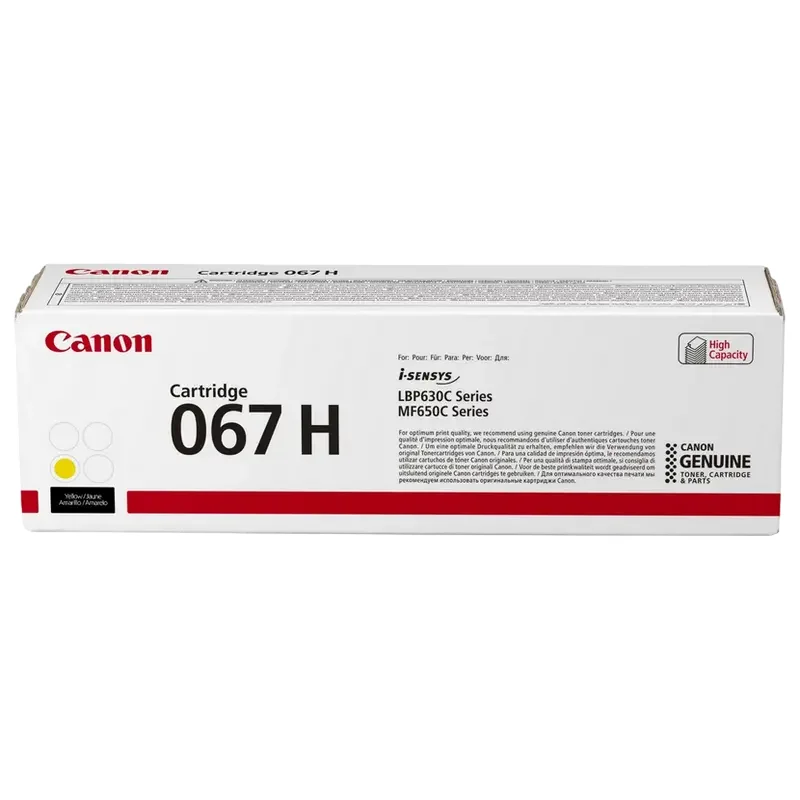 Toner Cartridge Canon CRG-067H, Yellow