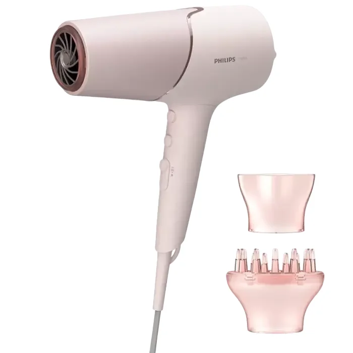 Uscător de păr Philips BHD530/00, 2300W, Piersica perla