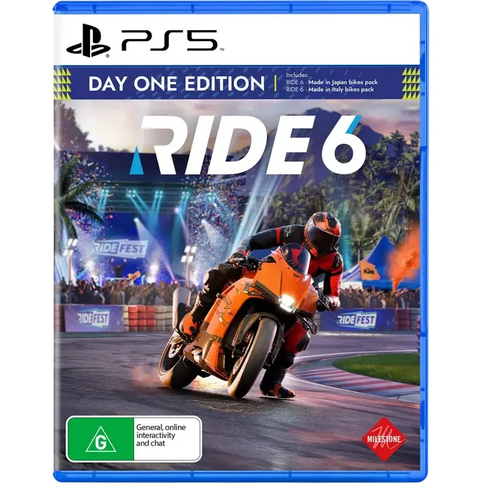 ActiVision Ride 6 - Day One Edition, Curse și zbor, PlayStation 5, Disc