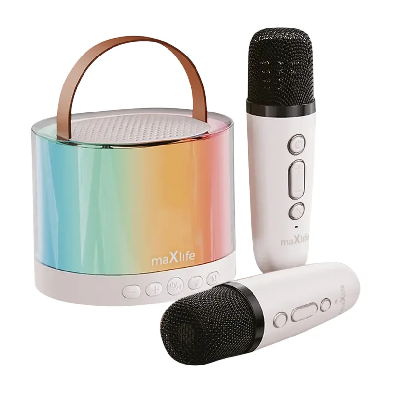 Microphone Karaoke cu Boxa BT Maxlife MXKS-200, Pink