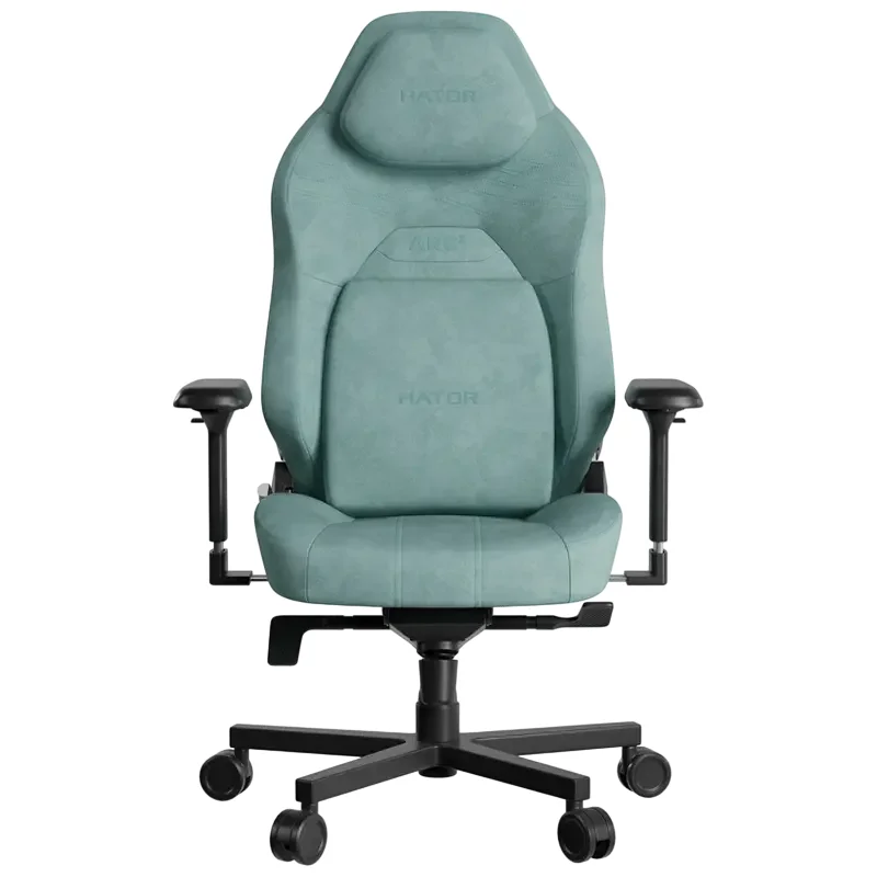 Scaun Gaming HATOR Arc 3 L, Velur, Turcoaz